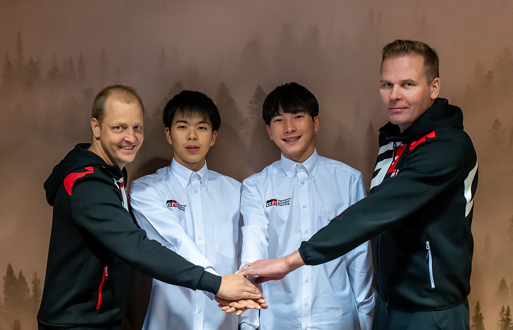 Mikko Hirvonen, Takumi Matsushita, Shotaro Goto, Jouni Ampuja