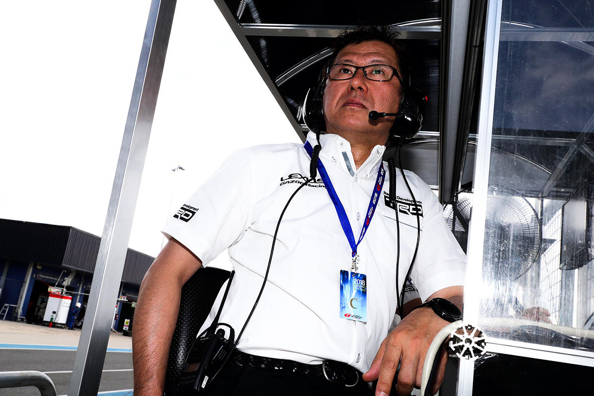 TRD's Kazumoto Yuasa, responsible for developing the LEXUS RC F GT3