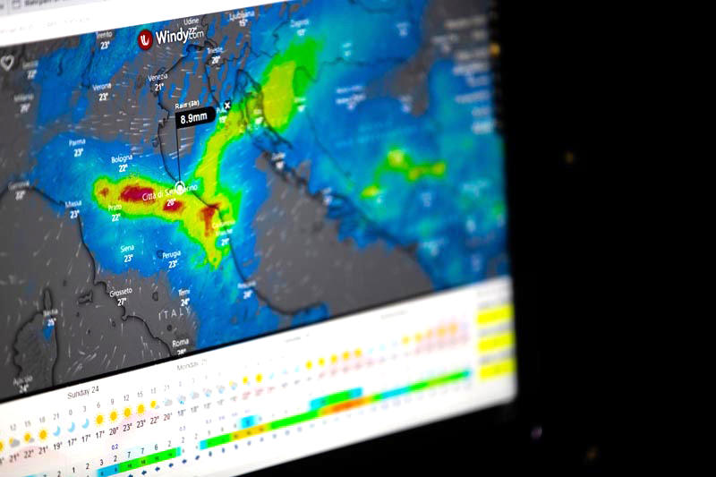 Cloud radar to keep track of the weather