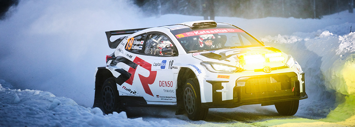 2期生 小暮、山本のステップアップシーズンがスタート。GR Yaris Rally2でアークティック・ラップランド・ラリーを走破