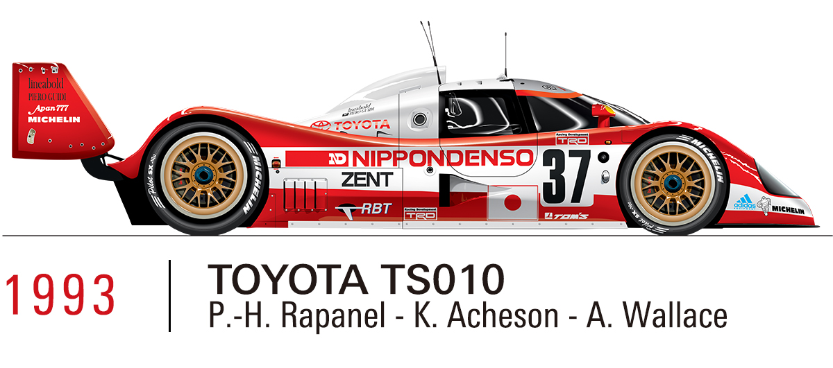 1993 TOYOTA TS010（P.-H.Raphanel/K.Acheson/A.Wallace）